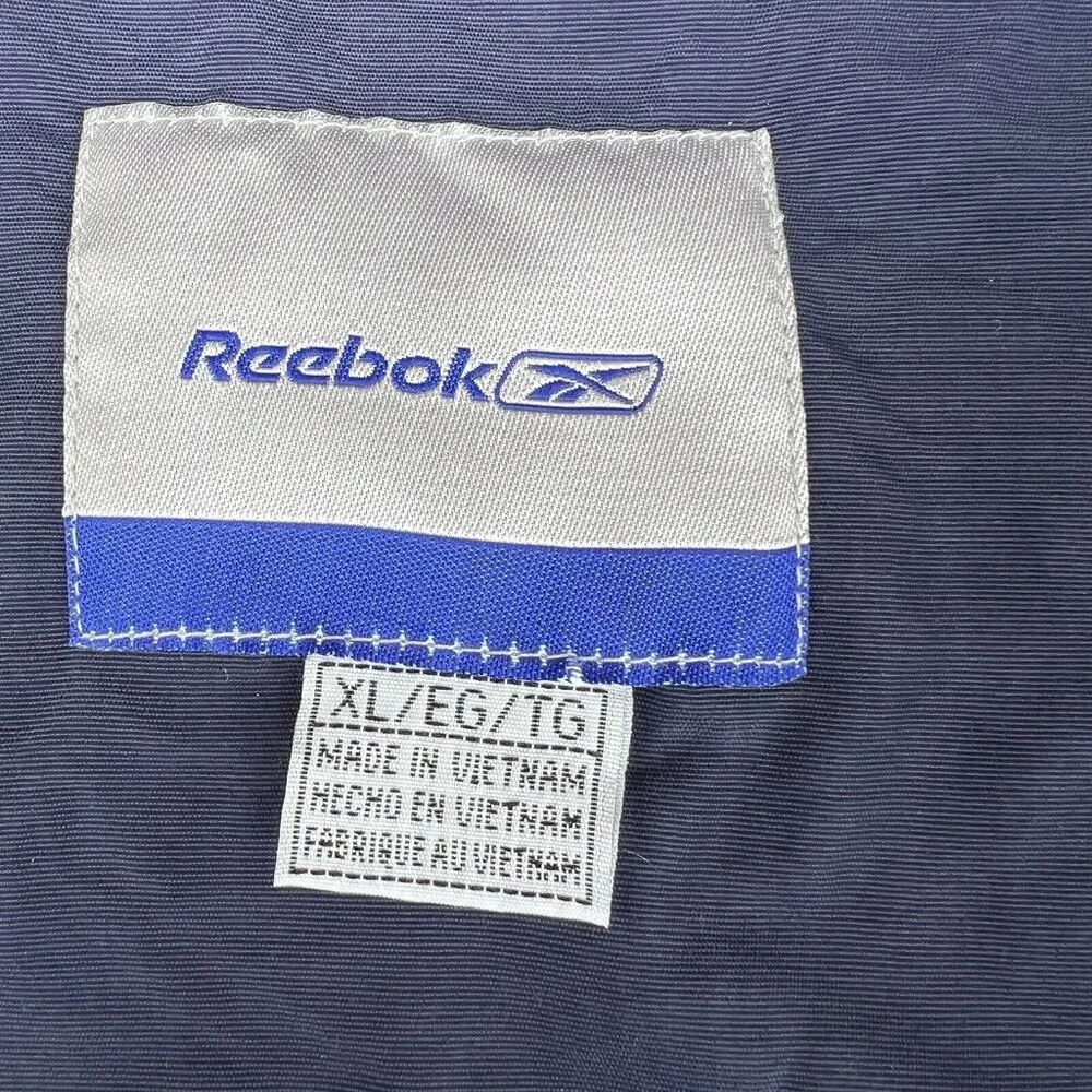 Vintage‎ Reebok Football Jacket NE Patriots NFL Zip Up Hooded Adult Size XL